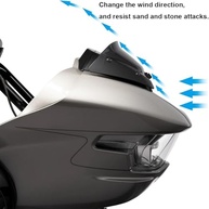 Para-brisa Divisor de Vento 11,4cm Preto para Harley Davidson CVO Road Glide FLTRXSE/FLTRX 2023-2024 - imagem 2
