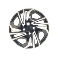 Kit 4 Calotas Esportivas Aro 14 Onix 2023-2024 - Preto/Prata: Renove o Visual do Seu Carro! - imagem 3
