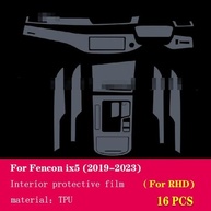 Película Protetora TPU Transparente para Console Central do Carro - Fencon ix5 2019-2023 - imagem 3