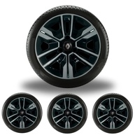 Jogo de Calotas Kiwid Outsider 2023 Aro 14 Preto/Prata: Estilo e Proteção para Seu Carro - imagem 1