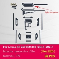 Película Protetora PACSCI para Painel Lexus ES 250/300/350 (2018-2023) - Alta Definição e Durabilidade - imagem 3