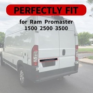 Acabamento Luz de Placa LED Traseira para RAM ProMaster 1500/2500/3500 (2014-2023) - Preto Premium - imagem 5