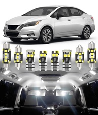 Kit LED Interior Nissan Versa 2013-2023: Iluminação Super Brilhante 6000K (6 Peças) - imagem 1
