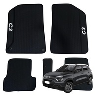 Jogo de Tapetes Borracha 5 Peças Premium para Citroën C3 2023-2026 | Ajuste Perfeito - imagem 1