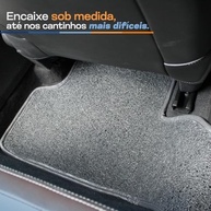 Jogo de Tapetes Automotivos Onix Plus 2020-2023 Grafite Lanzi - Proteção e Estilo Premium - imagem 4