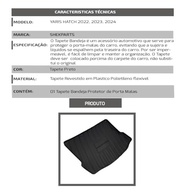 Protetor de Porta-Malas Yaris Hatch 2022-2024: Bandeja Emborrachada Anti-Risco - imagem 3