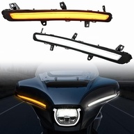 Luz de Seta LED Batwing Fairing para Harley Street Glide 2023-2024 | DRL e Seta Sequencial - imagem 2