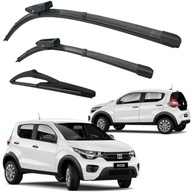 Kit 3 Palhetas Limpador Parabrisa Silicone Fiat Mobi 2016-2024 - Visão Clara! - imagem 2