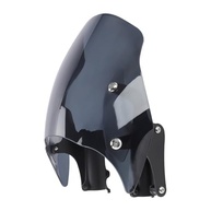 Carenagem de Para-brisa para Kawasaki Vulcan S 650 VN650 (2015-2024) - Estilo e Proteção Cinza Manchado - imagem 5