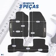 Jogo de Tapetes Automotivos Emborrachados para Renault Duster (2016-2024) - 3 Peças Premium - imagem 3