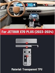 Proteção Premium para JETOUR X70 PLUS 2023 2024: Película TPU Anti-Arranhões para Central Multimídia - imagem 2