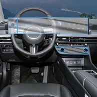 Proteção Premium para Hyundai Sonata 2024-2025: Película TPU Transparente para Console e Navegação - imagem 1