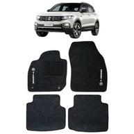 Tapete Carpete Cinza Premium para VW T-Cross (2018-2025) - Encaixe Perfeito! - imagem 2