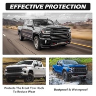 Capa Gancho Reboque Personalizada para Chevy Silverado 1500 (2007-2025) - Vermelho Silicone - imagem 5