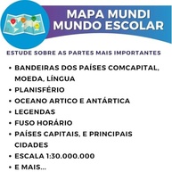 Mapa Mundi Político 2025 Atualizado: Atlas Geográfico Escolar Completo - imagem 4
