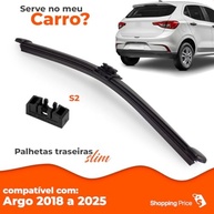 Palheta Limpadora Para-Brisa Traseiro Vigia Fiat Argo 2018-2025 Slim 10" Silicone - imagem 4