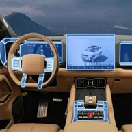 Película Protetora Central TPU para BYD Leopard 8 2025 - Proteção e Estilo para Seu Interior - imagem 1
