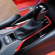 Kit Acessórios Painel Câmbio Toyota Corolla e Corolla Cross 2020-2025 - Design Esportivo Vermelho - imagem 5