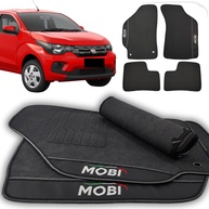Jogo de Tapetes Automotivos Premium Emborrachado Impermeável para Fiat Mobi 2016-2025 (4 Peças) - imagem 1