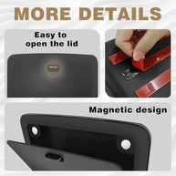 Muslogy Console Central Oculto Magnético para Ford Ranger 2024-2025: Organize e Proteja Seus Pertences - imagem 5