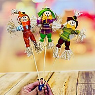 12 Mini Espantalhos Festivos para Festa Junina 2025 - imagem 2