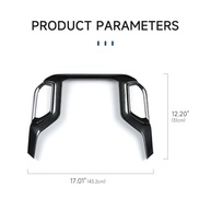 Upgrade Interior: Capa Painel Console Fibra de Carbono para Chevrolet Silverado & GMC Sierra (2019-2025) - imagem 3