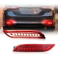 Luzes de LED Sequenciais para Para-choque Traseiro Toyota Camry 2018-2025 - Vermelhas e Refletoras - imagem 2