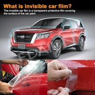 Película Protetora TPU 8,5 Mil para Nissan Pathfinder 2022-2025 | PPF Clear Pré-Cortado Anti-Risco - imagem 4