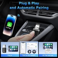 Adaptador CarPlay Sem Fio 2025: Transforme Seu Carro com Tecnologia Plug and Play - imagem 3