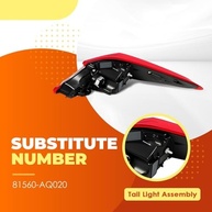 Lanterna Traseira Esquerda (Passageiro) 81560-AQ020 para Toyota Camry XLE/XSE 2025 - imagem 3