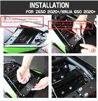 Capa Carenagem Assento Traseiro Ninja 650 Z650 2017-2025 - Visual Esportivo e Proteção - imagem 5