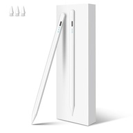 Caneta Touch Alta Precisão e Sensibilidade 2018-2025,Digiroot 4 Mins Fast Charge Pencil Para Apple iPad Air 3-5/M2/M3, iPad Pro 11"/12,9"/M4, iPad Mini 5/6, iPad 6-11 (Branco) com rejeição de palma - imagem 1