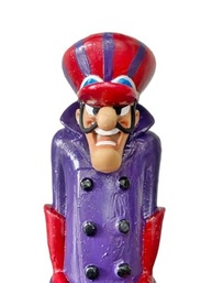 Boneco Dick Vigarista Corrida Maluca Resina 20cm - Coleção Animada - imagem 5