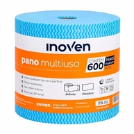 Pano Multiuso Em Rolo 600U 20cmX240m Inoven - Viscose e Poliéster para Limpeza Total - imagem 2