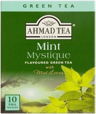 Ahmad Tea London Chá Verde Mint Mystique 10 Unidades De 20G - imagem 1