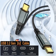 Cabo USB-C 20Gbps: Carregue Rápido e Transfira Dados! - imagem 2