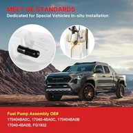Conjunto Módulo Bomba Combustível Elétrica Nissan Rogue 2014-2020 2.0L 2.5L - Substituição Direta #170404BA0B - imagem 4