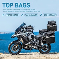 Bolsa Superior Impermeável para Motocicleta BMW - Expansível até 20L - imagem 2