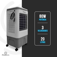 Climatizador Evaporativo 20L CLIP20 Ponente 127V - Refresque seu Ambiente com Estilo - imagem 4