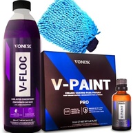 Kit Automotivo Premium: Shampoo V-Floc 1,5L + V-Paint 20ml + Luva Microfibra - Vonixx & Karbox - imagem 5