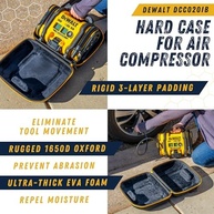 Capa Protetora Premium para Compressor de Ar DEWALT DCC020IB 20V Max - Durabilidade e Segurança - imagem 5