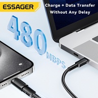 Adaptador Essager: iPhone + USB-C (OTG + 20W) - imagem 3