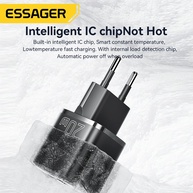 Carregador Essager 20W GaN: Turbo para seu iPhone! - imagem 2