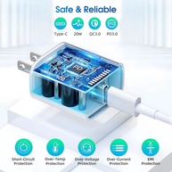 Carregador Rápido 20W USB-C iPhone/Android - imagem 2