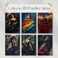 Pomba Gira Maria Farrapo - Quadro Decorativo para Umbanda e Candomblé | Arte Expressionista 20x14cm - imagem 5