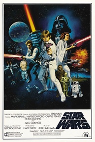 Poster Star Wars War Filme Repro em Tela Canvas ou Arte Papel 20x30cm - Decore com Estilo Nostálgico - imagem 1