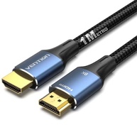 Cabo Vention HDMI 2.1 Gamer 8K 60Hz 4K 120Hz 48Gbps Blindado Ouro 1m - imagem 2