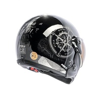 Capacete Peels F-21 North Aberto Moto Preto/Grafite com Queixeira Removível - Segurança e Estilo - imagem 5