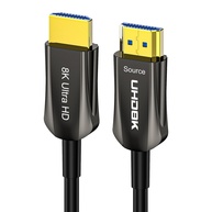 Cabo HDMI Fibra Ótica DGHUMEN 8K 30FT: Imersão Total com HDMI 2.1, 48Gbps e 8K@60Hz - imagem 1