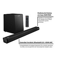 Soundbar Telefunken Polaris 900: Som Imersivo 2.1 - imagem 2